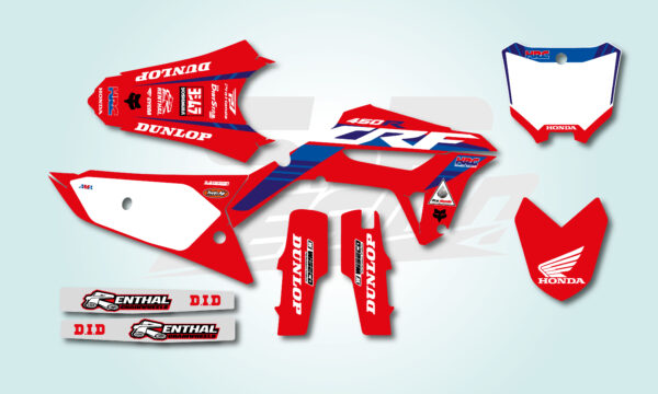 CRF 250 2022/2024 | CRF 450 2021-2024 | KIT DECO HONDA HRC REPLICA 2023 – Image 2